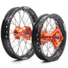 KKE 12/10 MIni Kid's Wheels For KTM SX50 2014-2023 GAS GAS MC50 2021-2023 Dirtbikes Orange Hub