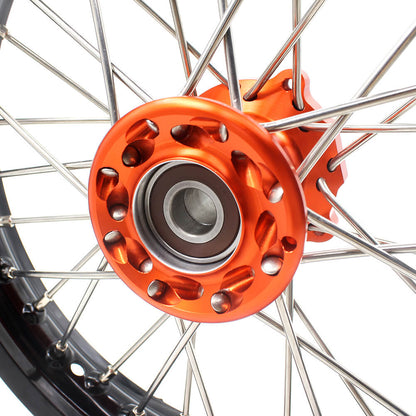 KKE 12/10 MIni Kid's Wheels For KTM SX50 2014-2023 GAS GAS MC50 2021-2023 Dirtbikes Orange Hub