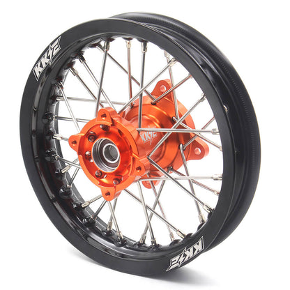 KKE 12/10 MIni Kid's Wheels For KTM SX50 2014-2023 GAS GAS MC50 2021-2023 Dirtbikes Orange Hub