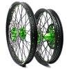 KKE 21/19 MX Dirtbike Spoked Wheels Rims For KAWASAKI KX250F KX450F 2006-2014 Disc
