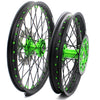 KKE 21/19 MX Dirtbike Spoked Wheels Rims For KAWASAKI KX250F KX450F 2006-2014 Disc