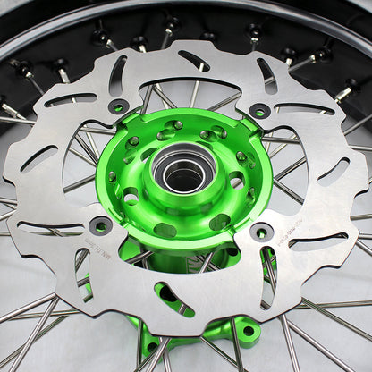 KKE 17inch KX250F 2006-2019 KX450F 2006-2018 For KAWASAKI Supermoto Rims CST Tires