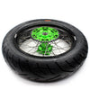 KKE 17inch KX250F 2006-2019 KX450F 2006-2018 For KAWASAKI Supermoto Rims CST Tires