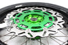 KKE 17inch KX450 KX450X KX250F 2020 KX450F 2019-2021 KX450 2019-2023 For KAWASAKI Supermoto Rims CST Tires Green