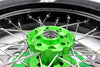 KKE 17inch KX450 KX450X KX250F 2020 KX450F 2019-2021 KX450 2019-2023 For KAWASAKI Supermoto Rims CST Tires Green