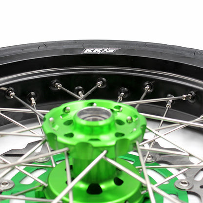 KKE 17inch KX250F 2006-2019 KX450F 2006-2018 For KAWASAKI Supermoto Rims CST Tires