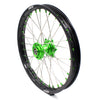 KKE 17/14 For KAWASAKI KX85 KX80  KX100 KLX140/L Big Kid's Wheels Rim Green Nipples