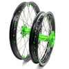 KKE 19" 16" For KAWASAKI KX85 KX80 KX100 KLX140/L Big Kid's Wheels Rim Green Hub
