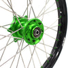 KKE 19" 16" For KAWASAKI KX85 KX80 KX100 KLX140/L Big Kid's Wheels Rim Green Hub