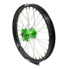 KKE 19" 16" For KAWASAKI KX85 KX80 KX100 KLX140/L Big Kid's Wheels Rim Green Hub