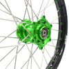 KKE 19" 16" For KAWASAKI KX85 KX80 KX100 KLX140/L Big Kid's Wheels Rim Green Hub