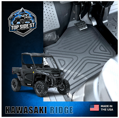 Kawasaki RiDGE HD 9mm Rubber Mats (2024 - current)
