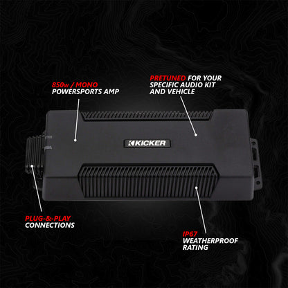 2024-2025 Can-Am® Maverick R, Phase-4 V-Spec 1650watt 5-Speaker System