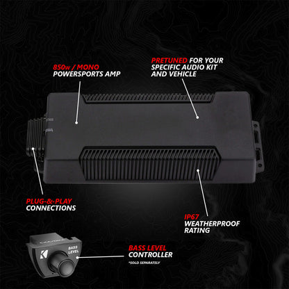 2020-2024 Polaris® RZR PRO Series Phase-5 V-Spec 6-Speaker 1400watt System for Ride Command