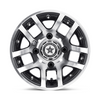 FA121 ILLUSION 10X7 MACH G-BLACK -25MM