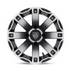 FA143 12X7 4X4.0 MACH G-BLK -47MM
