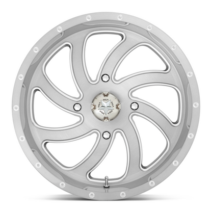 MA36 18X7 4X137 BRUSHED TITANIUM 00MM