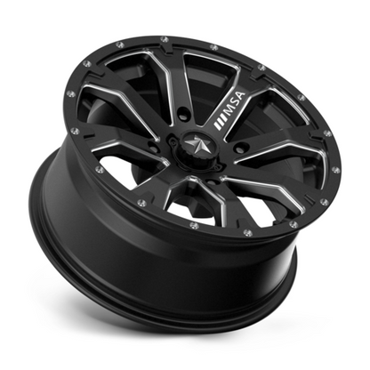 M42 15X7 4X110 S-BLK MILL 10MM