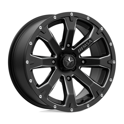 M42 15X7 4X110 S-BLK MILL 10MM