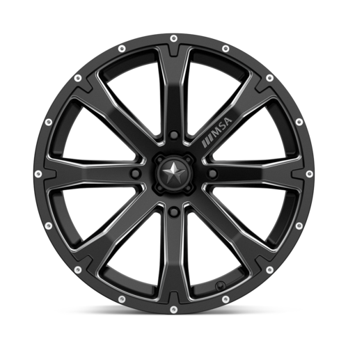 M42 18X7 4X156 S-BLK MILL 10MM