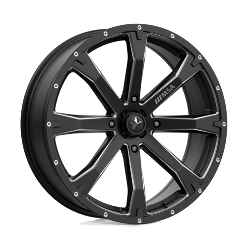 M42 20X7 4X137 S-BLK MILL 10MM