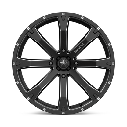 M42 20X7 4X137 S-BLK MILL 10MM