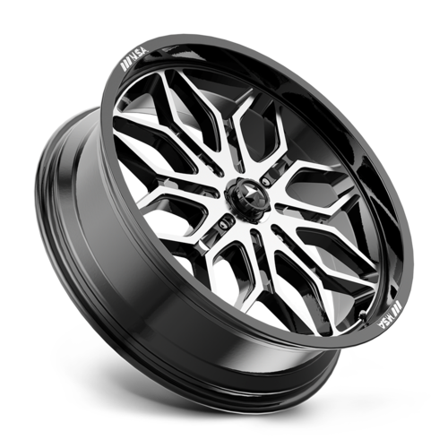 SNIPER UTV 18X7 4X110 86 G-BLK-MACH +10
