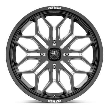 SNIPER UTV 22X7 4X156 115 G-BLK-MILL +10
