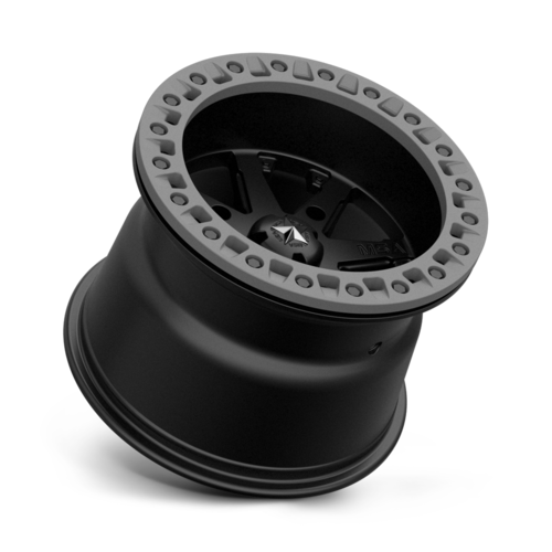 MA031 14X7 4X110 S-BLK M-GRY RING 00MM