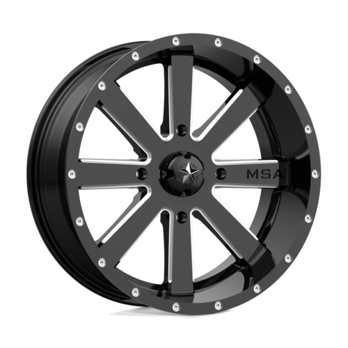 M34 20X7 4X156 G-BLK MILL 00MM