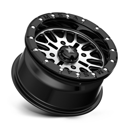 M37 14X7 4X110 G-BLK MACH 10MM