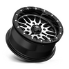 M37 15X7 4X137 G-BLK MACH 10MM