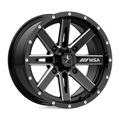 M41 15X7 4X110 G-BLK MILL 10MM