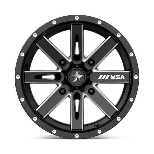 M41 15X7 4X110 G-BLK MILL 10MM