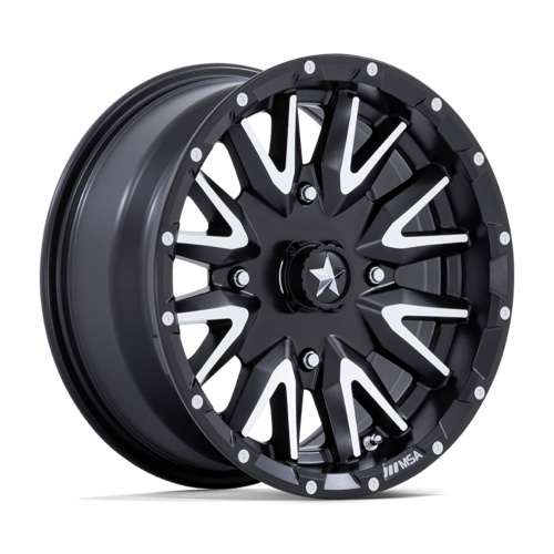 CREED UTV 14X7 4X110 86 -47 M-BLK MCH