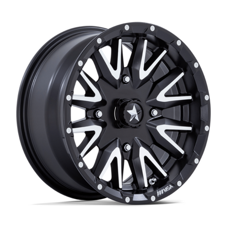 CREED UTV 24X7 4X156 115 +0 M-BLK MCH