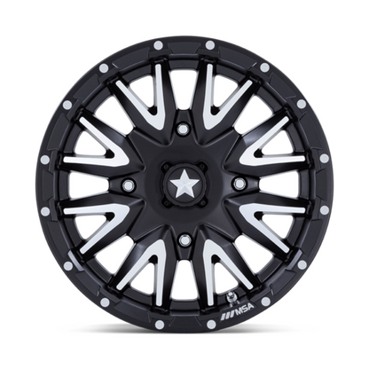 CREED UTV 14X7 4X110 86 -47 M-BLK MCH