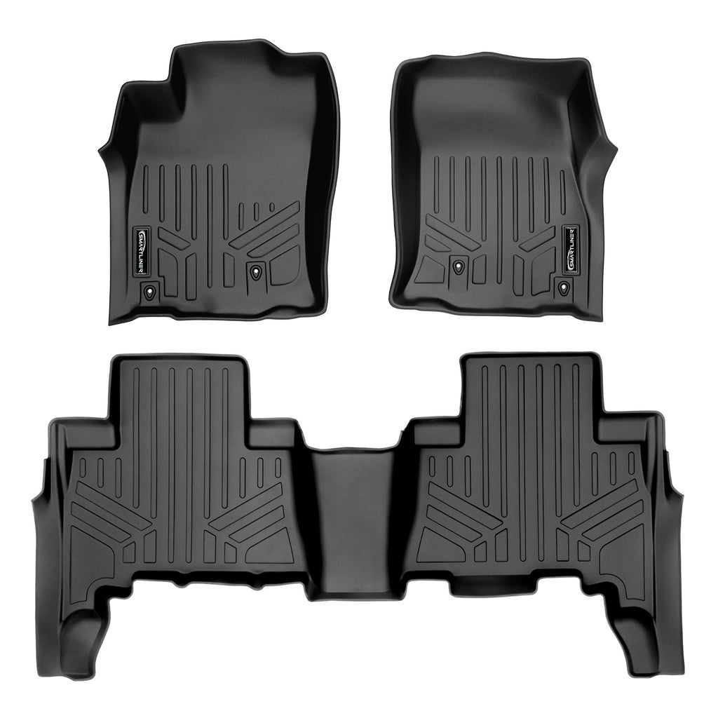 SMARTLINER Custom Fit Floor Liners For 2010-2012 Toyota 4Runner (5 Passenger without Sliding Rear Tray)