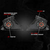 2024-2025 Can-Am® Maverick R, Phase-6 K-Spec 1650watt 6-Speaker System with Kicker Horns