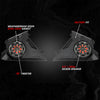 2024-2025 Can-Am® Maverick R Front-Dash 6.5" Speaker-Panels