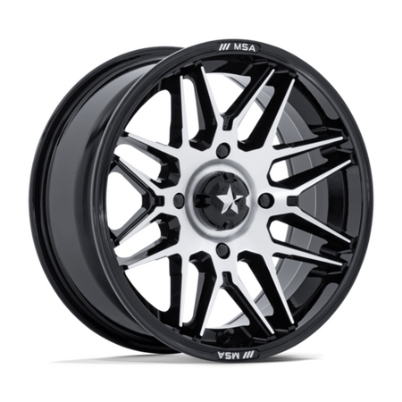 RADAR UTV 14X7 4X156 115 +10 G-BLK-MCH