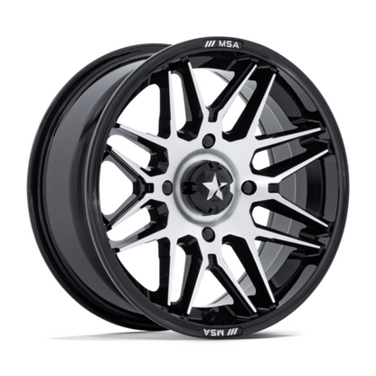 RADAR UTV 15X7 5X4.5 72 +10 G-BLK-MCH