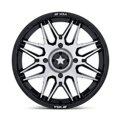 RADAR UTV 14X7 4X110 86 +10 G-BLK-MCH