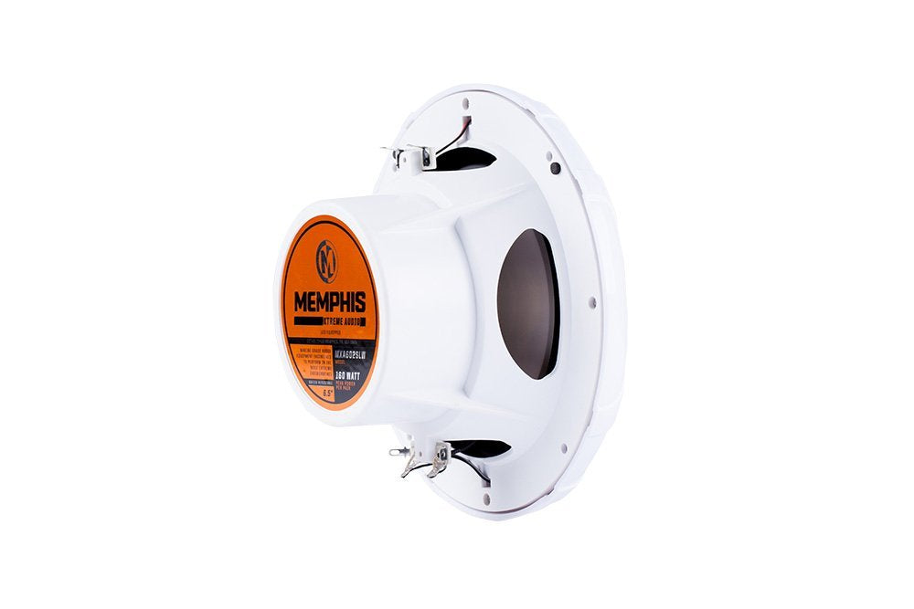 Memphis Audio | MXA OEM Fit 6.5" Speaker White w/Blue LED
