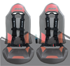 RZR 4-Point Harness Seat Pass Through Kit (2 Seats) with Override Clip