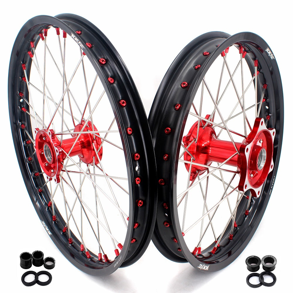 KKE 21" 18" Cast Aluminum Wheels Rims For HONDA CRF250R CRF450R CRF450L CRF450X CRF450RL 2025