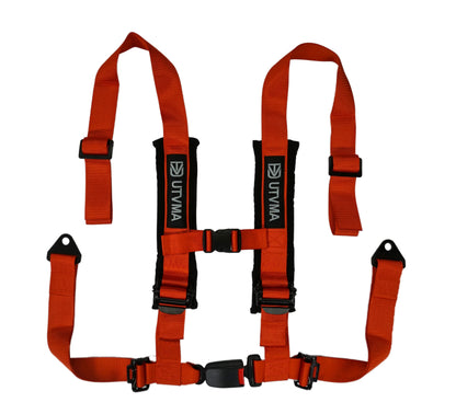 RZR 4-Point Harness Seat Pass Through Kit (2 Seats) with Override Clip
