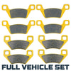 Kymco MXU 550/700 2019-2024 Ceramic Brake Pad Set