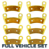 Polaris RZR Trail/S 1000/Trail S 1000/S 900/Trail S 900/900/Sport 2014-2026 Brass Brake Pad Set