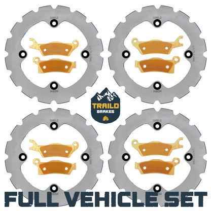 Can-Am Renegade 1000/850/800/570/500 2012-2019 Ridge Rider Rotor and Pad Kit